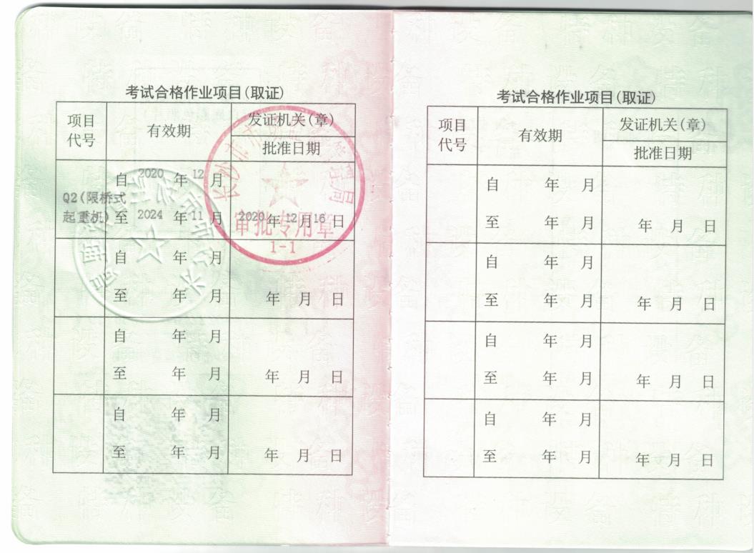 Ｑ2桥式起重机司机